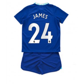 Chelsea Reece James #24 babykläder Hemmatröja barn 2022-23 Korta ärmar (+ Korta byxor)